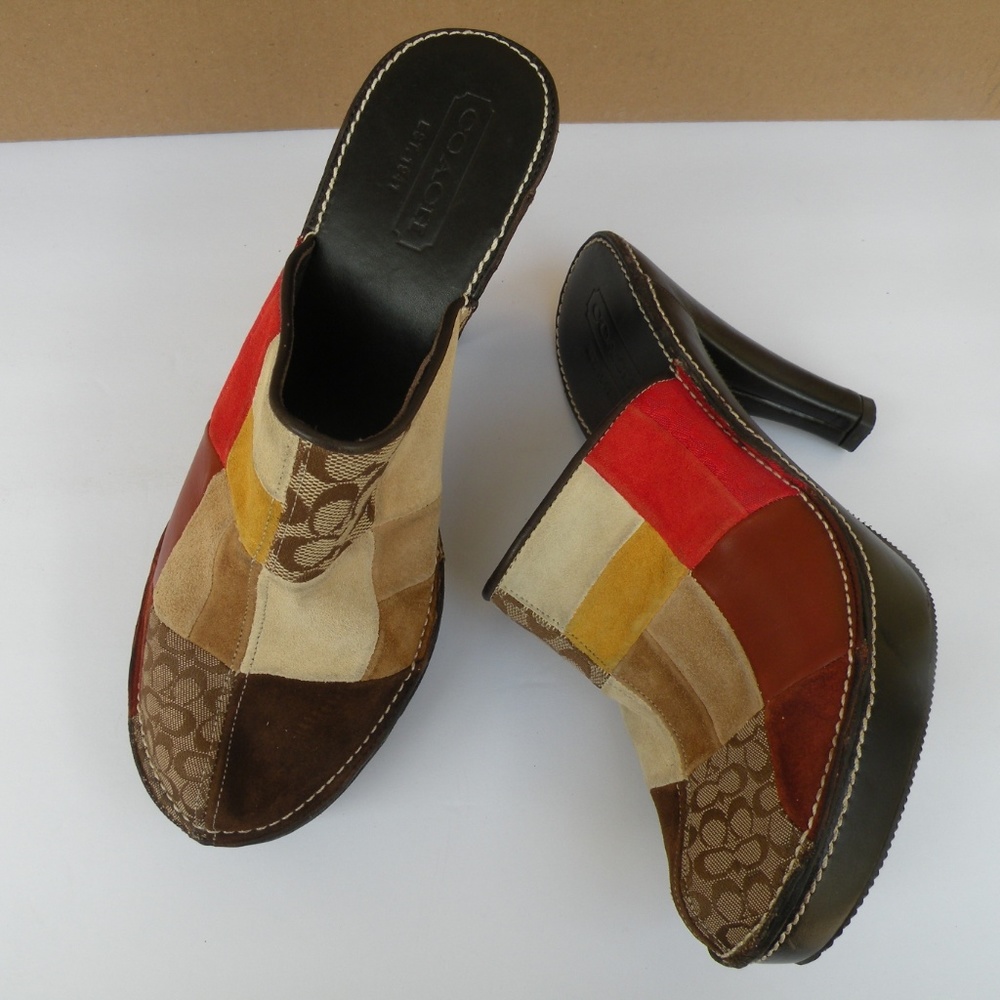 Coach Patchwork Sandals Size 6 B - image 2